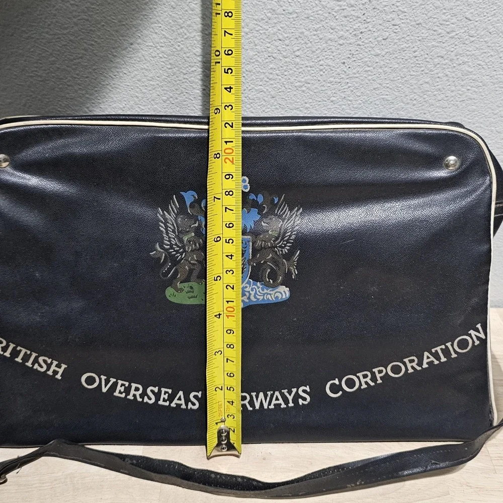 Vintage 1960's British Airways Flight Bag